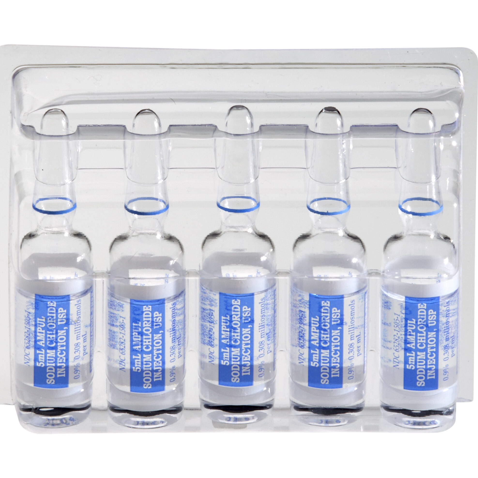 Sodium Chloride 5mL bottles straight 1